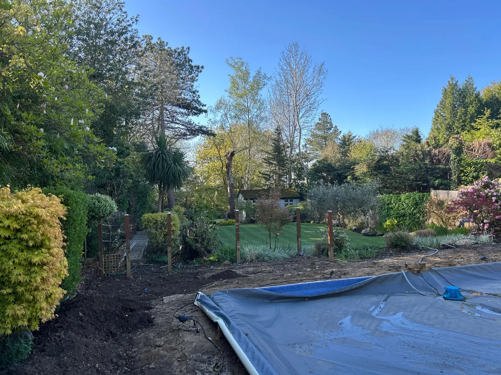 Composite decking replacing rotted timber, finished detail